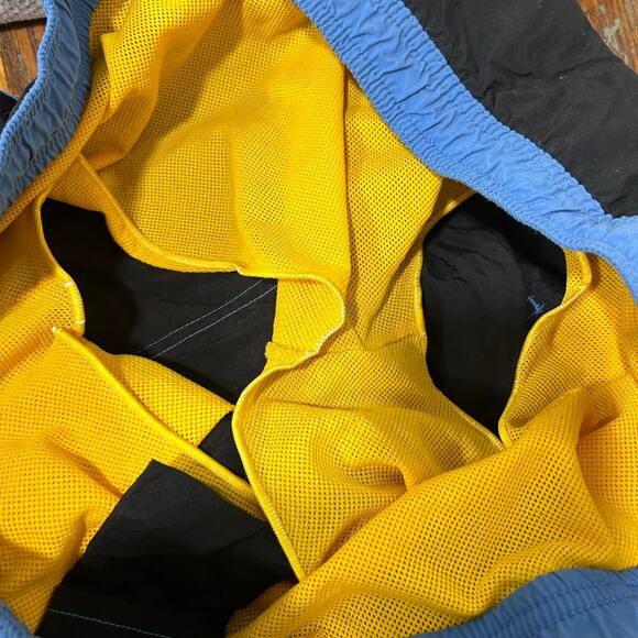 Chaps Ralph Lauren Mens Sz XL Black & Blue Swim Trunks Beach Y2K Preppy Summer - Picture 3 of 5